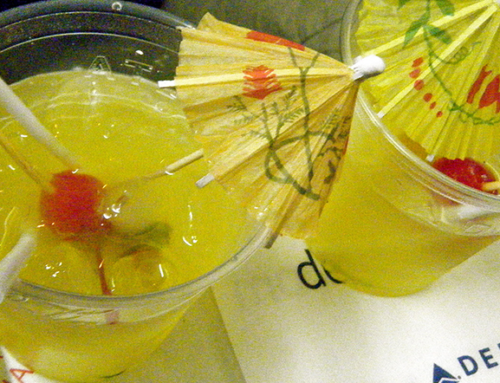 Do-it-yourself cocktails for the plane!